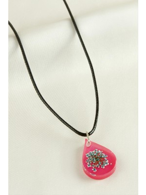 Osense Sultan Çiçeği Damla Epoksi Kolye