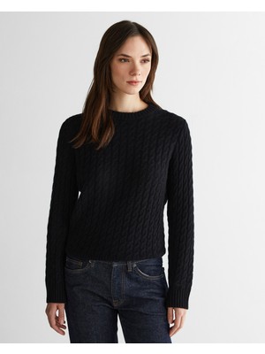 Gant Kadın Siyah Regular Fit Triko 4805372.5