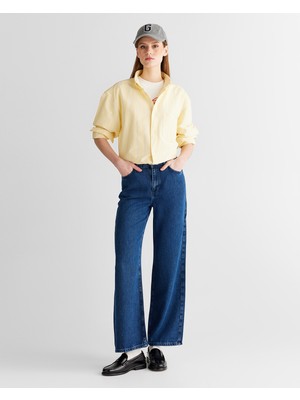 Gant Kadın Mavi Regular Fit  Pantolon 41625329T.971