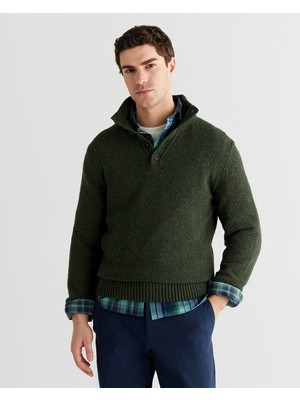 Gant Erkek Haki Regular Fit Düğmeli Triko 8040232.360