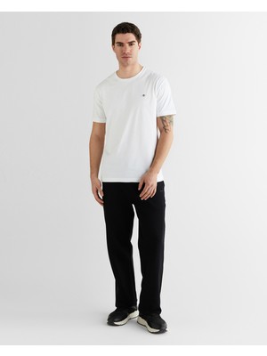 Gant Erkek Siyah Regular Fit Baskılı Eşofman Altı 2626146T.5