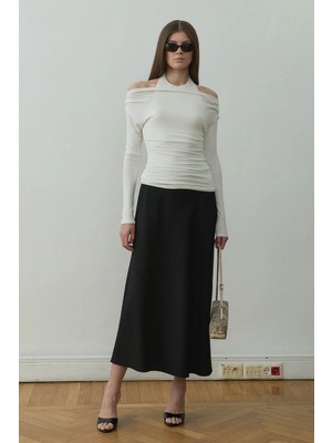 Suud Collection Ekru Emy Ikili Bluz