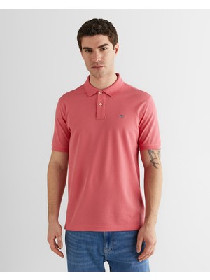 Gant Erkek Pembe Regular Fit Logolu Polo Yaka T-Shirt 2210.622