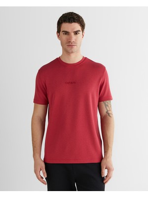 Gant Erkek Kırmızı Baskılı Kısa Kollu T-Shirt 2326124T.609
