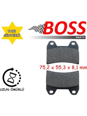 Boss Rks RZ250S Zontes ZT250T-E 250TE Organik Ön Fren Balatası