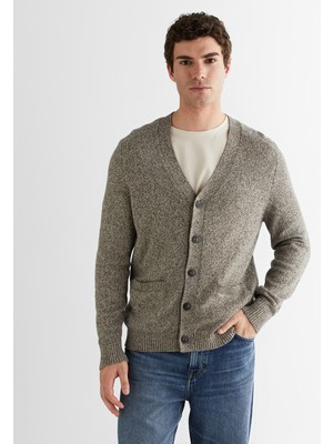 Gant Erkek Kahverengi Regular Fit V Yaka Triko 8050287.281