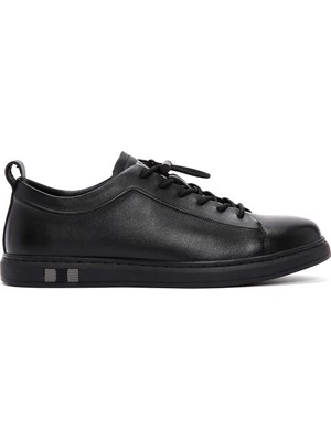 Derimod Erkek Siyah Deri Sneaker 26SFD690818