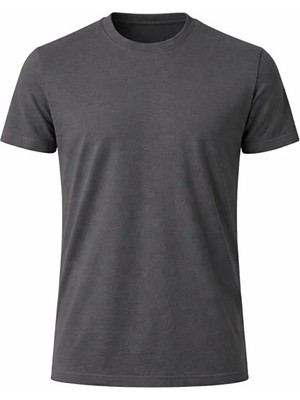 Jiber Anti Alerjik Bisiklet Yaka Bambu Erkek T-Shirt 334