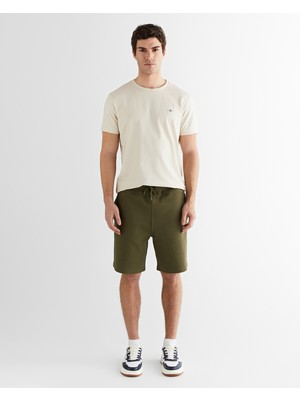 Gant Erkek Yeşil Regular Fit Logolu Şort 2825165T.301