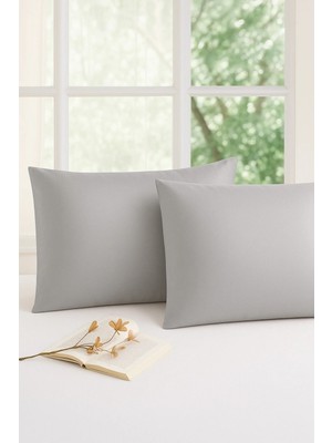 Özdilek Yastık Kılıfı Standart Ranforce 2'lı Sılver Colourıst