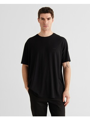 Gant Erkek Siyah Baskılı Kısa Kollu T-Shirt 2326134T.5