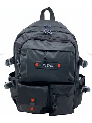 Vital Su Geçirmez Çok Bölmeli Ergonomik Okul Çantası