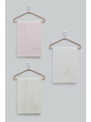 Caramell Love Tıme Kız Bebek Üçlü Kutulu BATTANİYE-80X90 cm - Pembe - 0 - 12 Ay Pembe