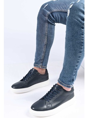 Bestello Bağcıklı Eva Taban Hakiki Deri Sneaker 174-22053 Erkek Ayakkabı