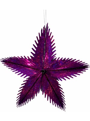 Mor Yıldız Çark Süs