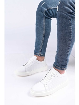 Bestello Bağcıklı Eva Taban Hakiki Deri Sneaker 174-22053 Erkek Ayakkabı