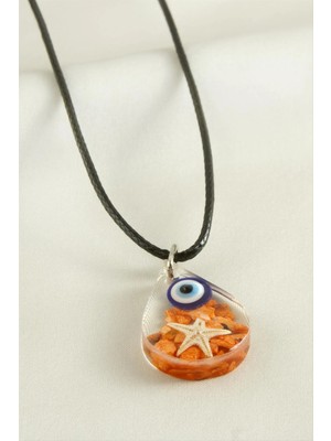 Tkçbj Deniz Yıldızı Damla Epoksi Kolye Tkçbj