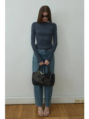 Suud Collection Mavi Emy Ikili Bluz