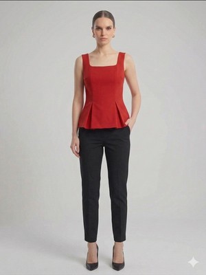 Ekol Kare Yaka Bluz 1130