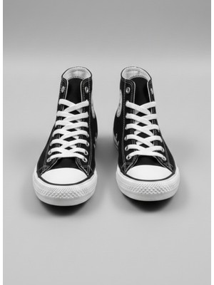 Homiro Unisex Uzun Keten Spor Ayakkabı - Siyah