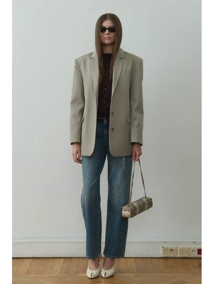 Suud Collection Haki Harlan Blazer Ceket