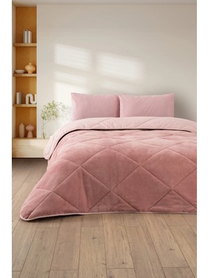 Formeya Battal Boy Lüx Wellsoft Çift Taraflı Yorgan Uyku Seti ( Yorgan+Çarşaf+ 2 Adet Yastık Kılıfı)