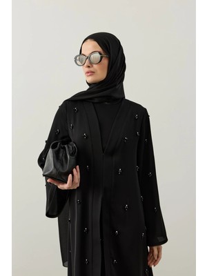 Ferraceci Siyah Lal Abaya