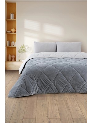 Formeya Battal Boy Lüx Wellsoft Çift Taraflı Yorgan Uyku Seti ( Yorgan+Çarşaf+ 2 Adet Yastık Kılıfı)