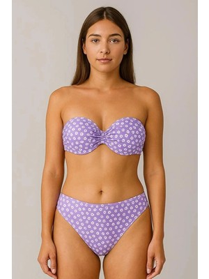 Pierre Cardin Dolgulu Straplez Bikini