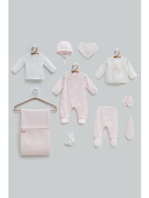 Caramell Love Tıme Müslin 10LU Set - Pembe - 56-62 cm Pembe