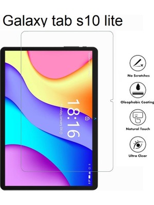 Efg Samsung Galaxy Tab S10 Lite SM-X400 X406B Temperli 9h Kırılmaz Cam - Ekran Koruyucu
