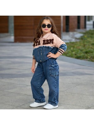 Yiğit Butik Kız Çocuk Denim Ceket Pantolon Takım – Spor Şık Kombin