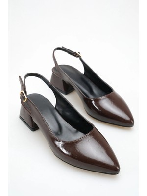 ich1one Roma Kadın Yanki Topuklu Babet Ayakkabı – 5 cm Topuk, Günlük ve Ofis Şıklığı 1101