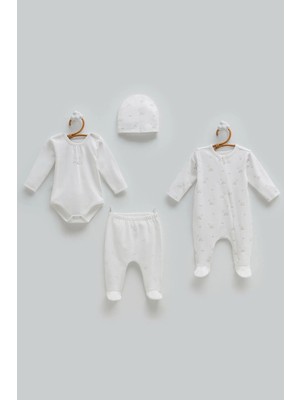 Caramell Love Tıme 4lü Set - Ekru - 56-62 cm Ekru