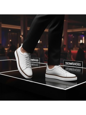 By Barretti Beyaz Butter Model Sneaker