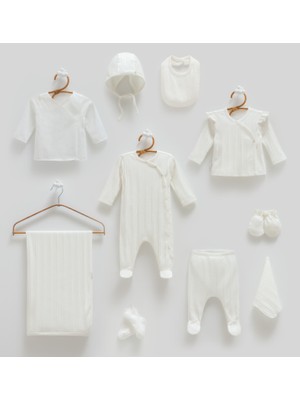 Caramell Beauty Gırl 10LU Set - Ekru - 56-62 cm Ekru