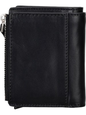 Gp Iguana Deri Cüzdan ve Kartlık, Mekanizmalı, 10 Adet Kart Bölmeli, Siyah