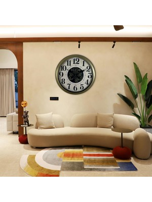 Çetiner Group Retro Prime Classic 60 cm Çarklı Duvar Saati