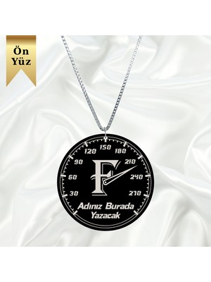 Keyf'ince Shopping F Harfli Pleksi Dikiz Ayna Araba Süsü I Model - 5 I Kişiye Özel I Isme Özel I Firmalara Özel I Universal Araba Ayna Süsü