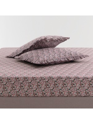 Yataş Siano Tek Kişilik %100 Pamuk Çarşaf Seti - Pudra