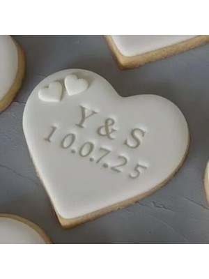 Luana Aneta Butik Kurabiye 22 Adet Isme Özel Tasarım Şeker Hamurlu Kurabiyeler Söz Nişan Nikah Temalı 22 Adet