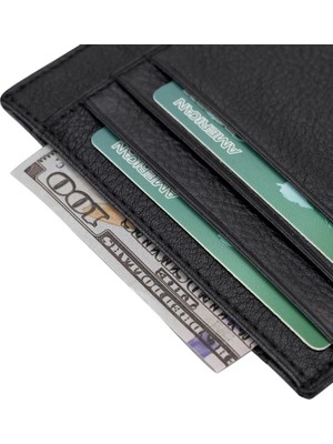 Bouletta Deri Kartlık BLWL018 Gutı Siyah