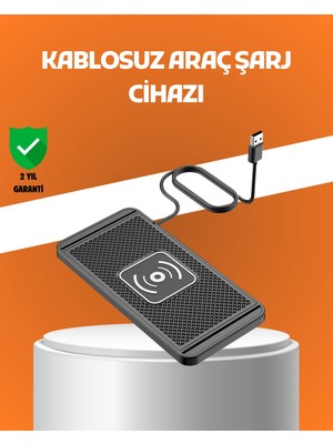 SHC4200 Araç Içi Kablosuz Şarj Pedi – Manyetik Güçlü Tutuş, Hızlı Şarj Özelliği