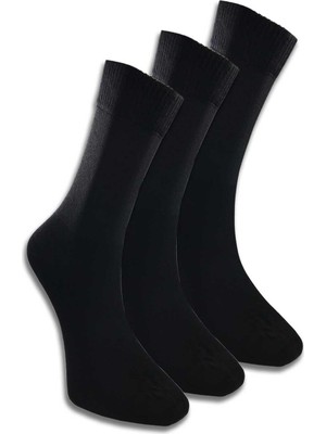 Çerçici 3 Adet Erkek Bambu Lastiği Sıkmayan Diyabetik Çorap