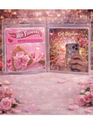 DMR Accessoire Mini Buket Aynalı Çok Güzelsin Yazılı Sevgiliye Hediye Hot Flowers