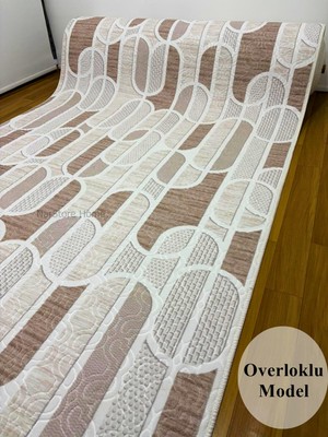 NarStore Home Kaymaz Taban Krem Bej Modern Geometrik Yıkanabilir Koridor Salon Mutfak Yolluk Halı