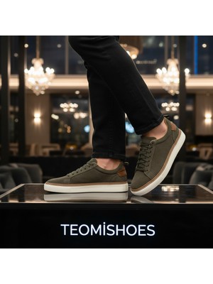 By Barretti Süet Yeşil Butter Model Sneaker