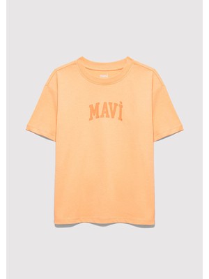 Mavi 26Y134002488 Turuncu Kız Çocuk T-Shirt M7610467-71160