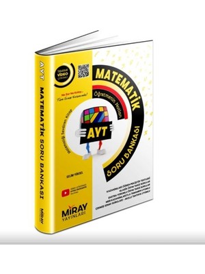 Miray Yayınları AYT Matematik Soru Bankası Tekil Ürün Üniversite Hazırlık 2025 Müfredata Uygun