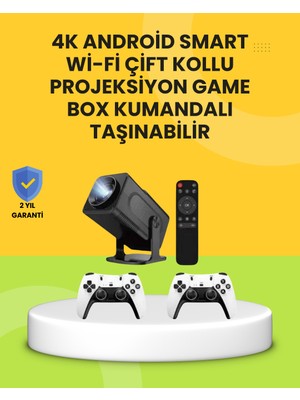 Hopinip HCS350PRO Android 11 Işletim Sistemli Mini Projektör - Lisinya